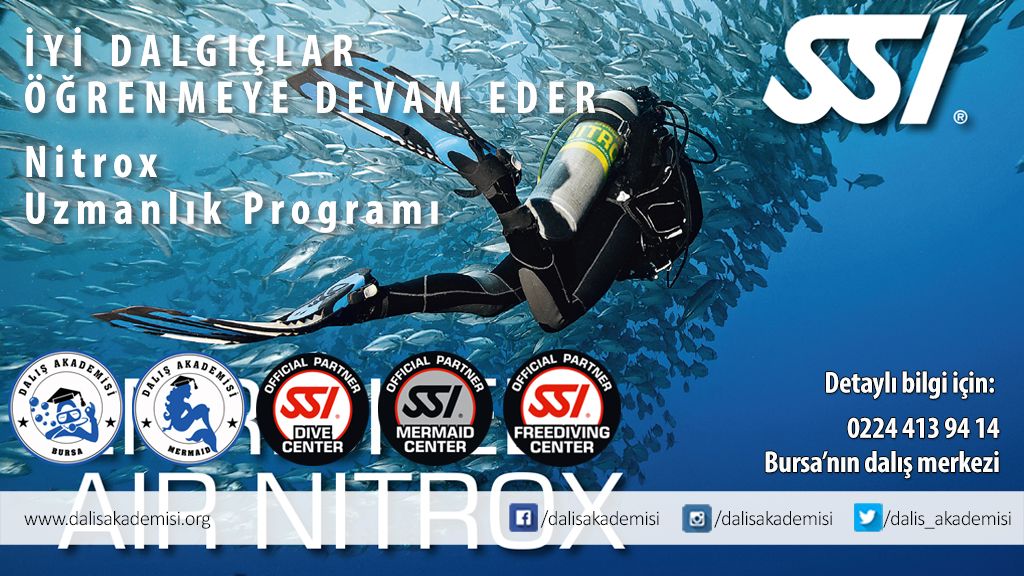 Online SSI Nitrox Uzmanlık Kursu