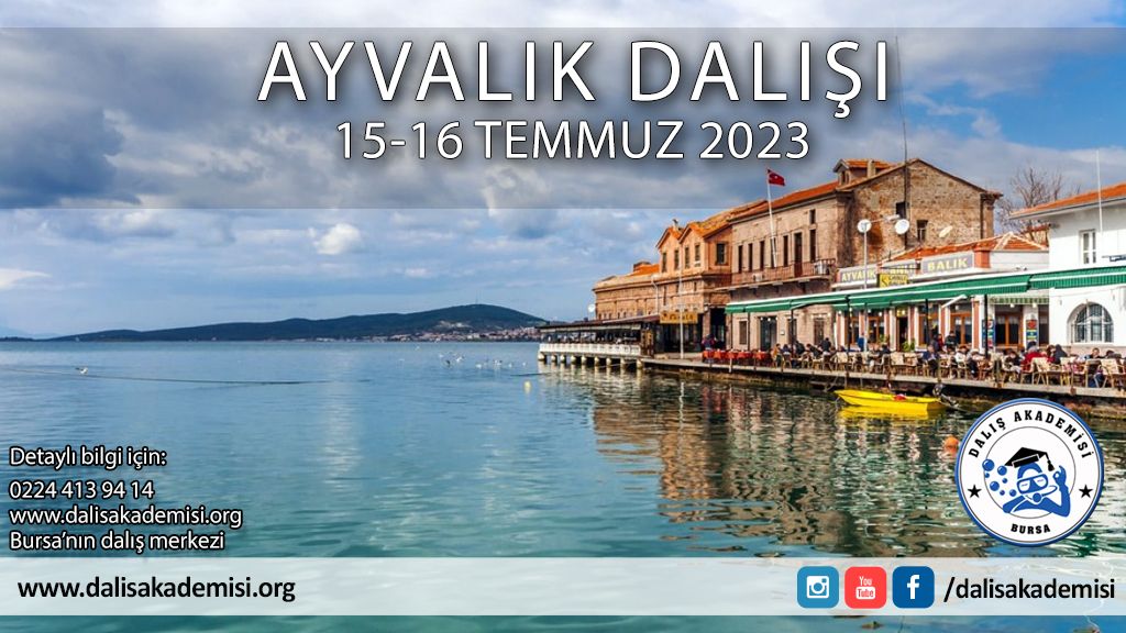 15-16 Temmuz Ayvalık Dalışı