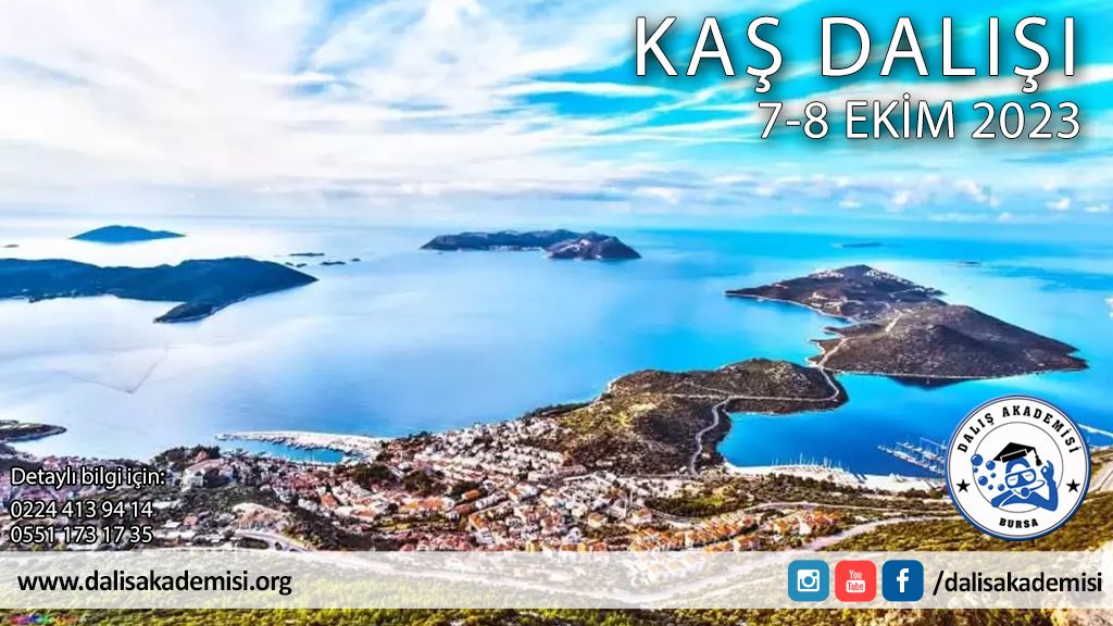 7-8 Ekim 2023 Kaş Dalışı